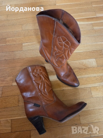 Каубойски ботуши ECCO 39 размер, снимка 5 - Дамски ботуши - 51595665