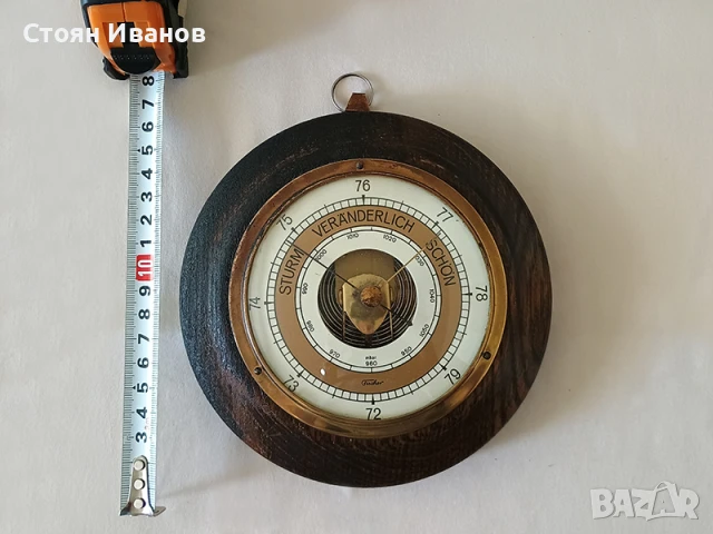 Немски Про Барометър - Fischer , снимка 3 - Други - 50791338