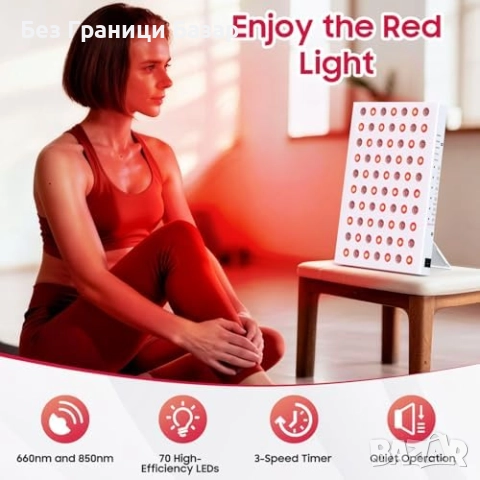 Ново LED устройство за грижа за кожата с червена и IR светлина 660/850nm, снимка 4 - Други - 52496020