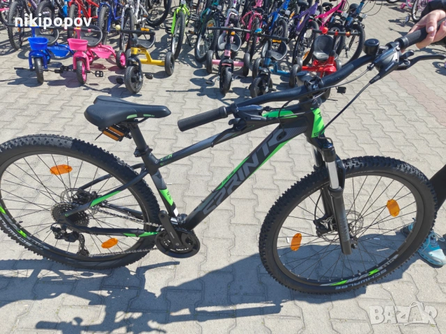 PA Велосипед 27.5" APOLON черен/зелен, снимка 3 - Велосипеди - 54276959