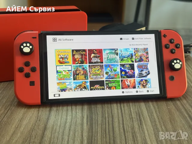 Nintendo Switch OLED с поставен чип и 256GB, снимка 3 - Nintendo конзоли - 55922978
