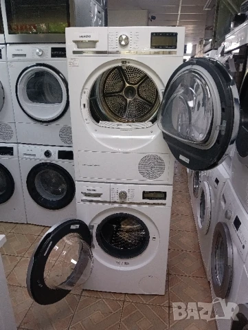 Комплект пералня и сушилня Siemens IQ 800 Edition 8кг А+++ Made in Germany 2 години гаранция!, снимка 11 - Перални - 50637468