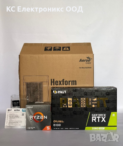 Геймърски компютър AMD Ryzen 5 3600, RTX 2060 Super, 16GB ram 3000mhz, снимка 8 - Геймърски - 44740377