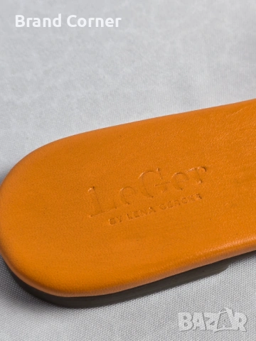 Нови дамски кожени чехли LeGer - 38, снимка 4 - Чехли - 54329731