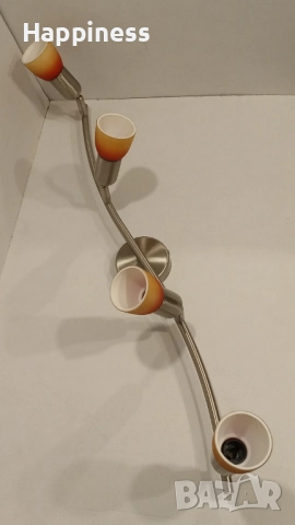 Лампа за таван - метална без крушки, снимка 2 - Лампи за таван - 52579867
