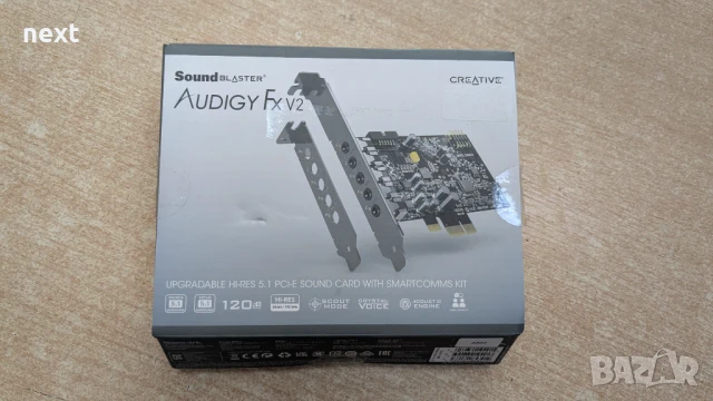Creative звукова карта Sound Blaster Audigy FX V2, снимка 2 - Други - 50639721