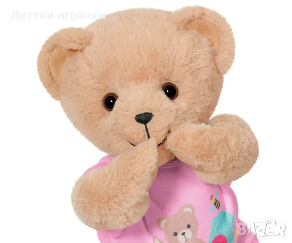 BABY Born Плюшено мече, с блузка, три цвята, снимка 12 - Плюшени играчки - 50182823