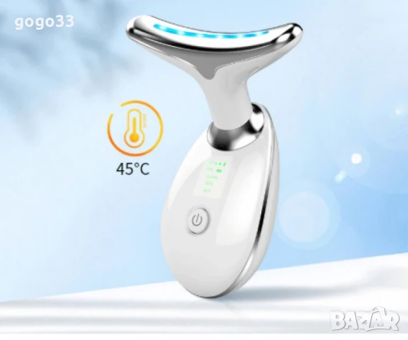 Многофункционален уред за лице и шия – лифтинг, масаж и грижа против стареене, снимка 3 - Козметика за лице - 50673082