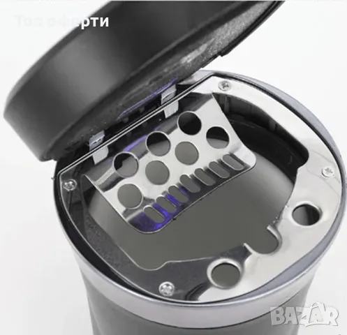 Пепелник за автомобил с диод и запалка 2343, снимка 8 - Аксесоари и консумативи - 49336437