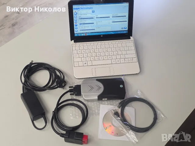 Лаптоп HP 10,1 инча Готов за диагностика в комплект с универсална диагностика, снимка 2 - Лаптопи за работа - 55324688