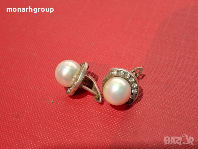 Сребърни обеци, снимка 4 - Обеци - 52531242