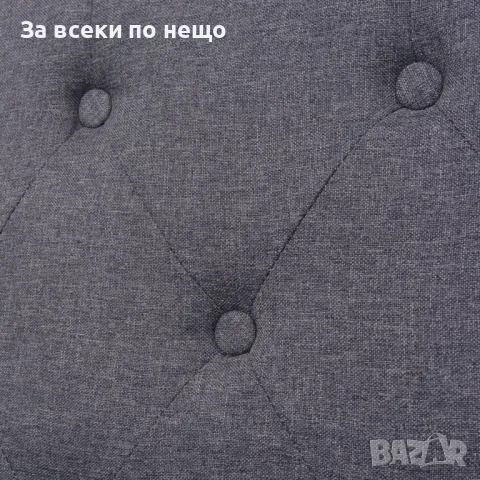 Фотьойл, сив, текстил, снимка 4 - Дивани и мека мебел - 48748953