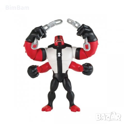 Фигурка BEN 10 - FOUR ARMS with Breakable Chain   , снимка 2 - Фигурки - 35116305
