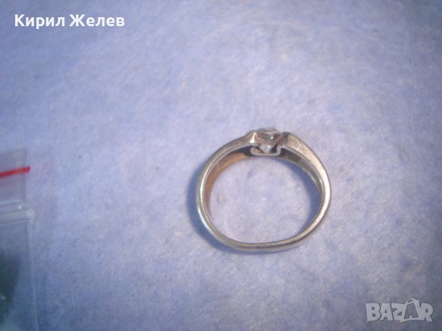 СКЪПОЦЕНЕН СРЕБЪРЕН СТАР ПРЪСТЕН ВИСОКА ПРОБА СРЕБРО с УНИКАЛНО ЮВЕЛИРНО ФАСЕТИРАН ЦИРКОН 27326, снимка 13 - Пръстени - 36869824