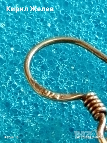 Сребърна обица с формата на слънце в бохо стил елегантен дизайн 14483, снимка 6 - Обеци - 52603382