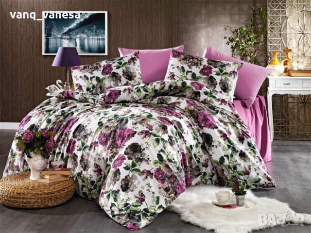 РАЗПРОДАЖБА 📌 📌 Спално бельо от материя Ранфорс 100% памучна материя плат , снимка 5 - Спално бельо - 31950974