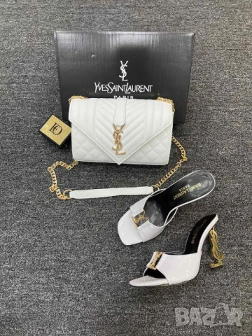 чехли / сандали  на ток YSL saint laurent Dolce&Gabbana , снимка 2 - Чехли - 51024636