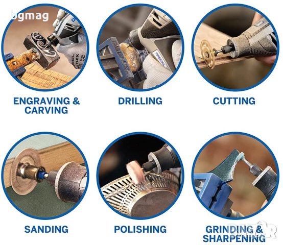 DREMEL 4250-6/128 мултифункционален инструмент, комплект с куфар, снимка 4 - Други машини и части - 40261926