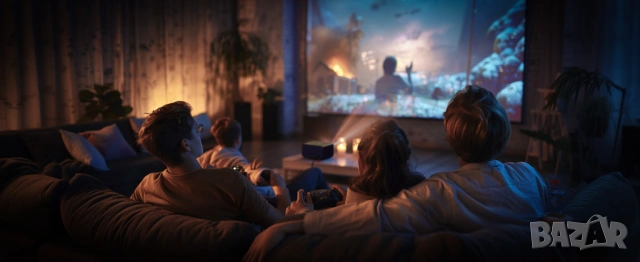 Смарт Проектор Jimveo E88 4K WiFi6 Netflix Dolby Auto Focus 30000LM - Чисто нов, снимка 7 - Плейъри, домашно кино, прожектори - 54129157