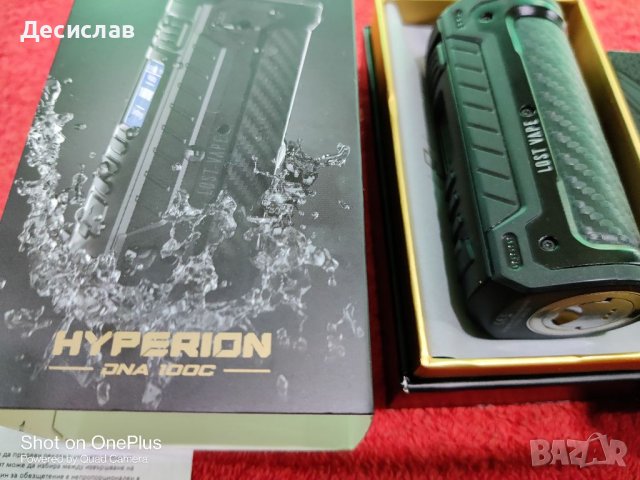 Мод Hyperion DNA 100C Mod вейп електронна цигара 24м.гаранция електронно наргиле от Lost Vape , снимка 3 - Електронни цигари - 38489975