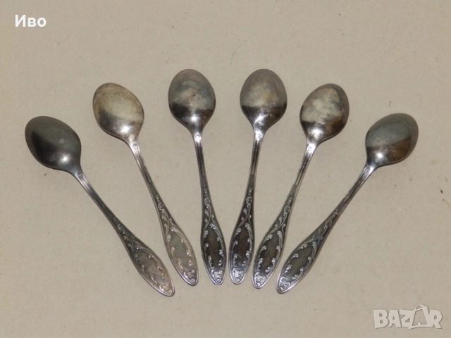 Посребрени чаени лъжички