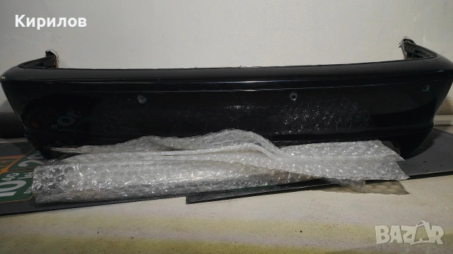 Оригинална пълна М задна броня БМВ BMW M Technik E46, е46 черна парт номер 51127893069, снимка 9 - Аксесоари и консумативи - 53079402