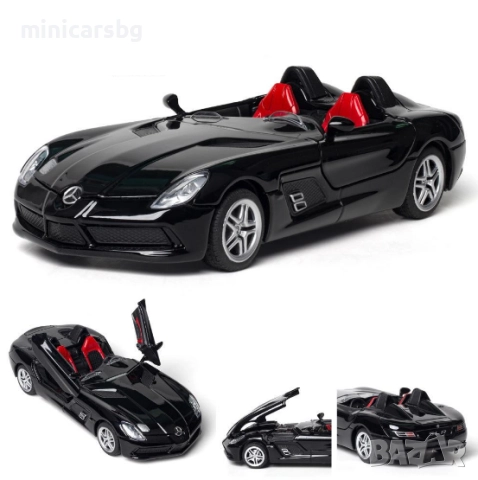 Метални коли: Mercedes-Benz SLR McLaren Stirling Moss, снимка 2 - Колекции - 50038509