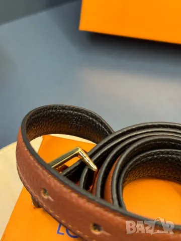 колани от естествена кожа в кутия louis vuitton 2см, снимка 2 - Колани - 50406169