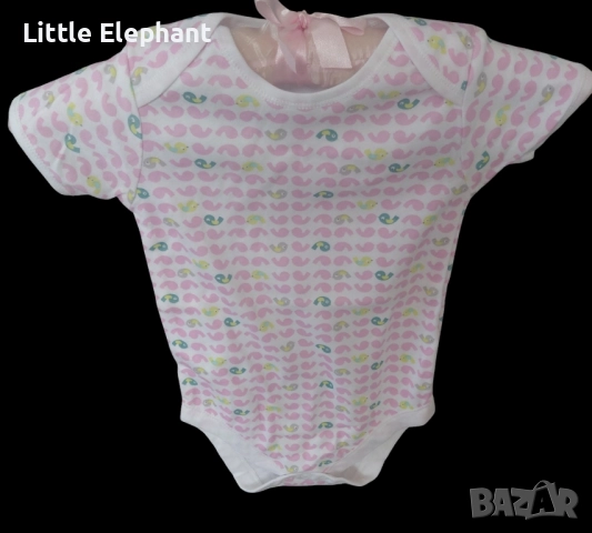 Боди с къс ръкав птички за 12-18 мес мом ,колекция"Animals",Англия/ново