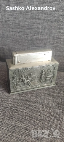 Ретро немска настолна запалка "Lindenwirtin" – GHB West Germany 