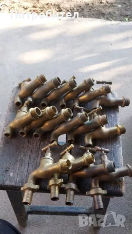 месингови кранчета 3/4 и 1/2., снимка 3 - Напояване - 50274048