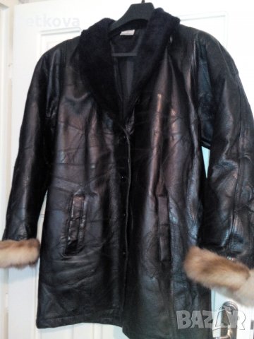 Кожено яке, снимка 4 - Якета - 29738400