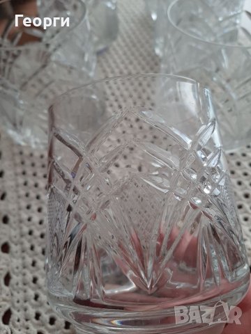 Кристални чаши за уиски,водка,коняк, снимка 4 - Сервизи - 36706169