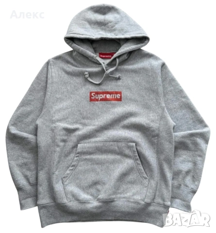 supreme x Swarovski Boxlogo hoodie 