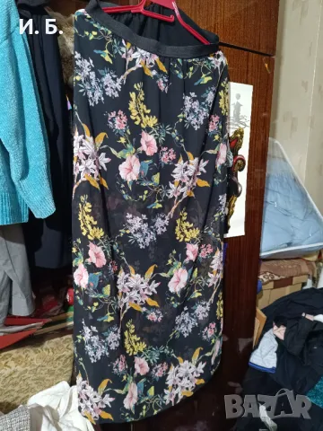 Дълга пола с цепка H&M