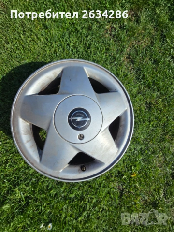 Оригинални джанти за Опел + 1бр гума с джанта, снимка 4 - Гуми и джанти - 54237565