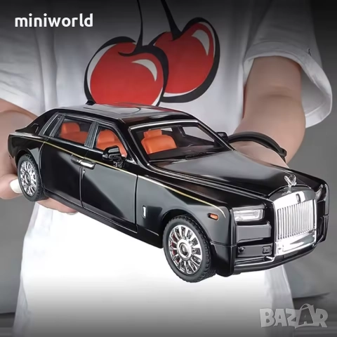Rolls-Royce Phantom VIII 2021 - мащаб 1:18 на Paudi моделът е нов в кутия, снимка 2 - Колекции - 51641912