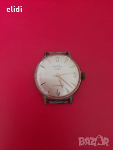 Ръчен часовник Ruhla, произведен в ГДР Източна Германия, снимка 1 - Мъжки - 32168287