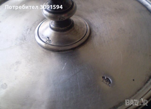 Радка колекционерска Османска турска ислямска сребърна кадилница с надпис  и рибена кост , снимка 11 - Антикварни и старинни предмети - 44324886