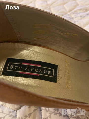 Дамски обувки марка 5th Avenue - истинска кожа, снимка 4 - Дамски ежедневни обувки - 52913629