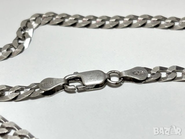 Сребърен Синджир (проба 925) ITALY - 11,40 грама, снимка 5 - Колиета, медальони, синджири - 53948001