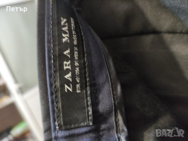 Мъжки панталон Zara (черен), снимка 2 - Панталони - 44244186