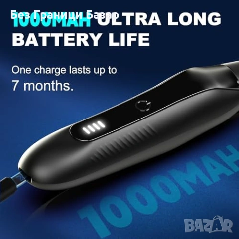 Нов мъжки Електрически тример за нос/уши + вежди 16000RPM водоустойчив , снимка 3 - Тримери - 53375291