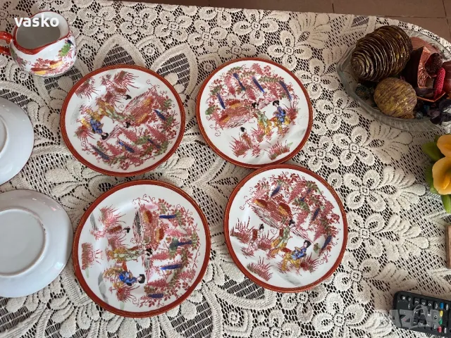 Костен порцелан-стар, снимка 11 - Сервизи - 49342392