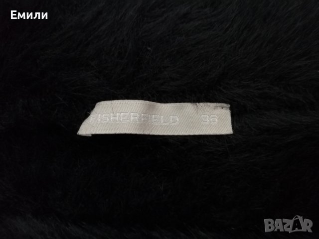 Дамска къса еластична плюшена пола с висока талия в черен цвят р-р S (36) и M (38), снимка 9 - Поли - 42336994