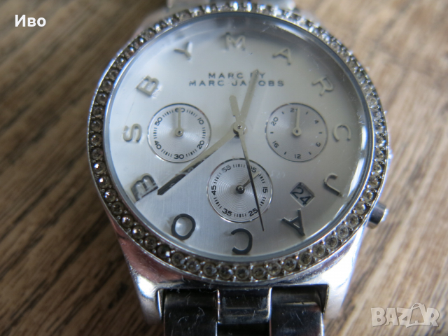 Marc Jacobs дамски стоманен хроно часовник MBM3104, снимка 11 - Дамски - 36536861