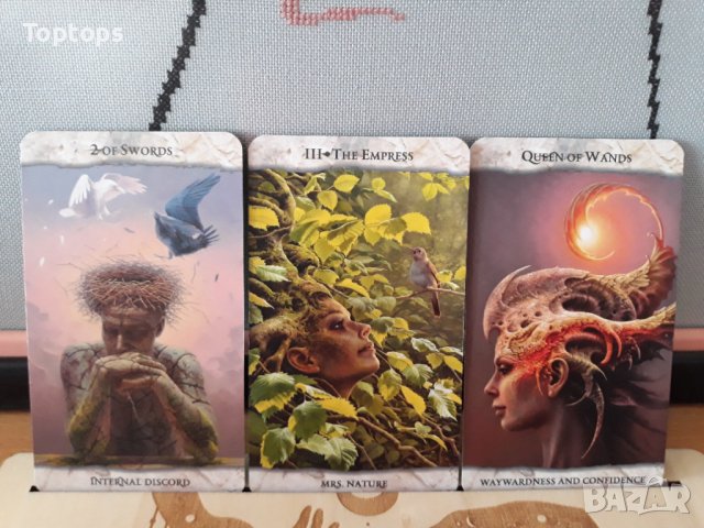 7x12cm таро 83 карти: Insight Tarot & Grail of Forgotten Tales Tarot, снимка 7 - Карти за игра - 42291729