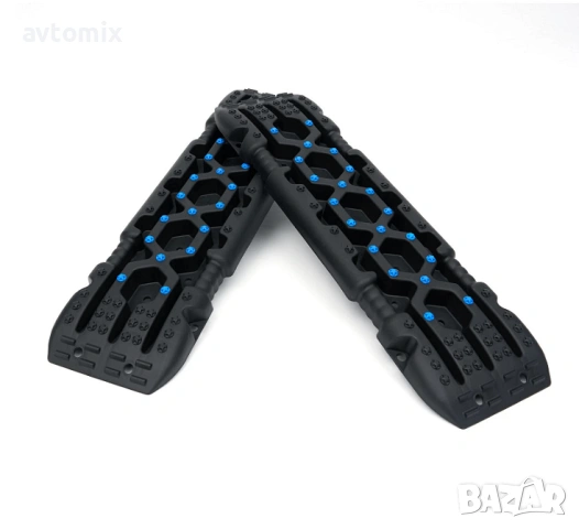 Комплект 2 бр. подложки против буксуване за допълнително сцепление на гуми 104 x 28 см