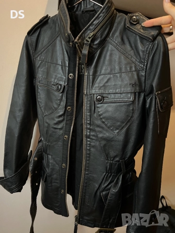 Дамско яке естествена кожа , снимка 2 - Якета - 52385316