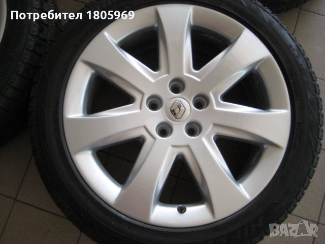 4бр. ал. джанти Renault (оригинални) 5x108, 7,5 x 18 , ET50 , централен отвор 60,1мм